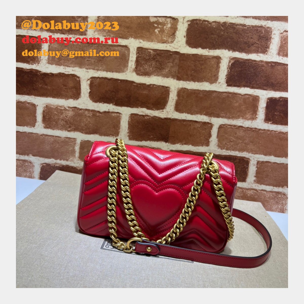 High Quality Replica 446744 MARMONT SMALL GG HANDBAG