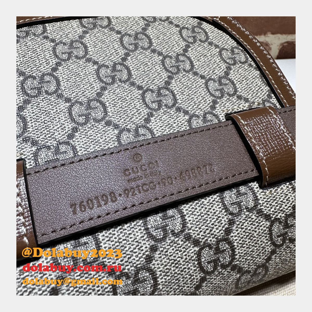 G*u*i duplicate horsebit 1955 rounded belt 760198 high quality bag