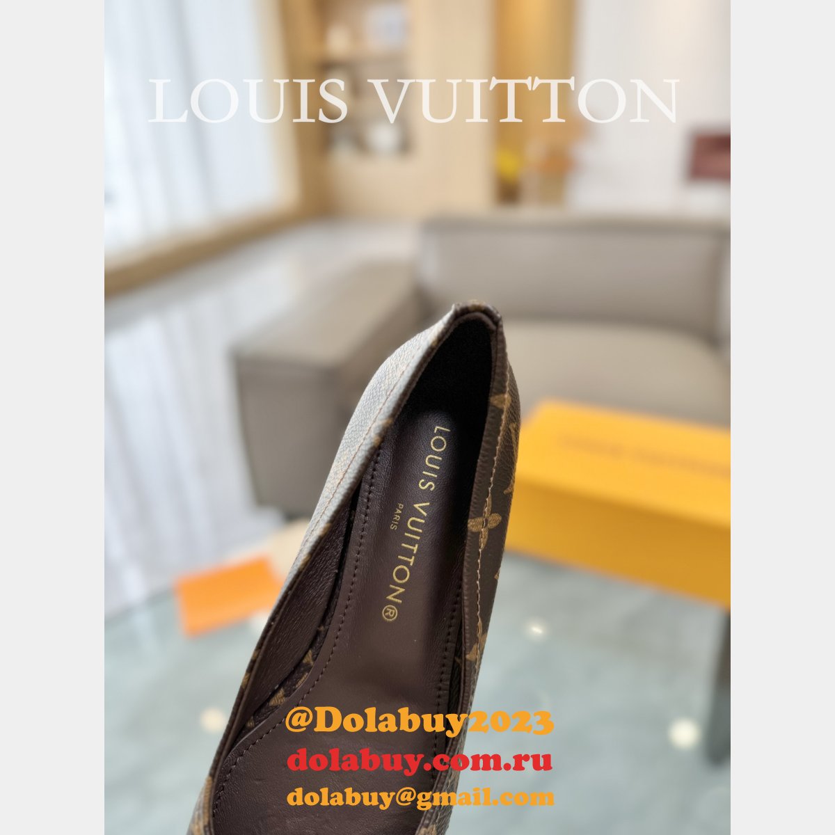 Top Quality LOUIS VUITTON Shake Flat Ballerina