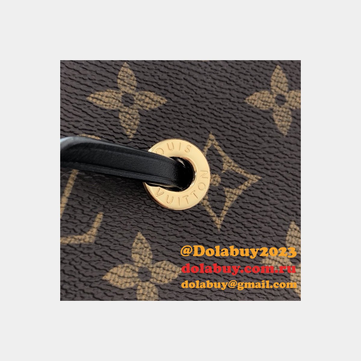 Louis Vuitton Top Quality Monogram Canvas Leather Handbag Neonoe M44020