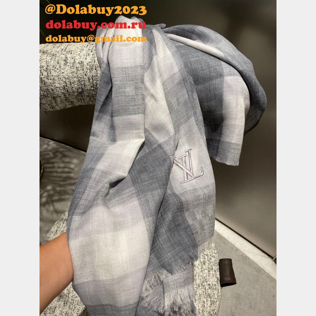 Luxury Best LV cashmere scarf
