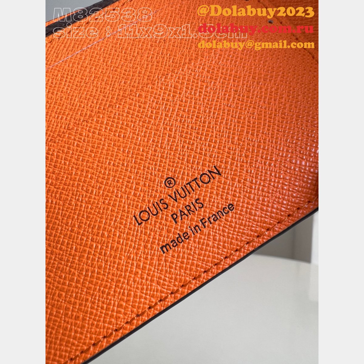 Designer M82538 M82955 M82551 Brazza Pocket Organizer Multiple LV Wallet