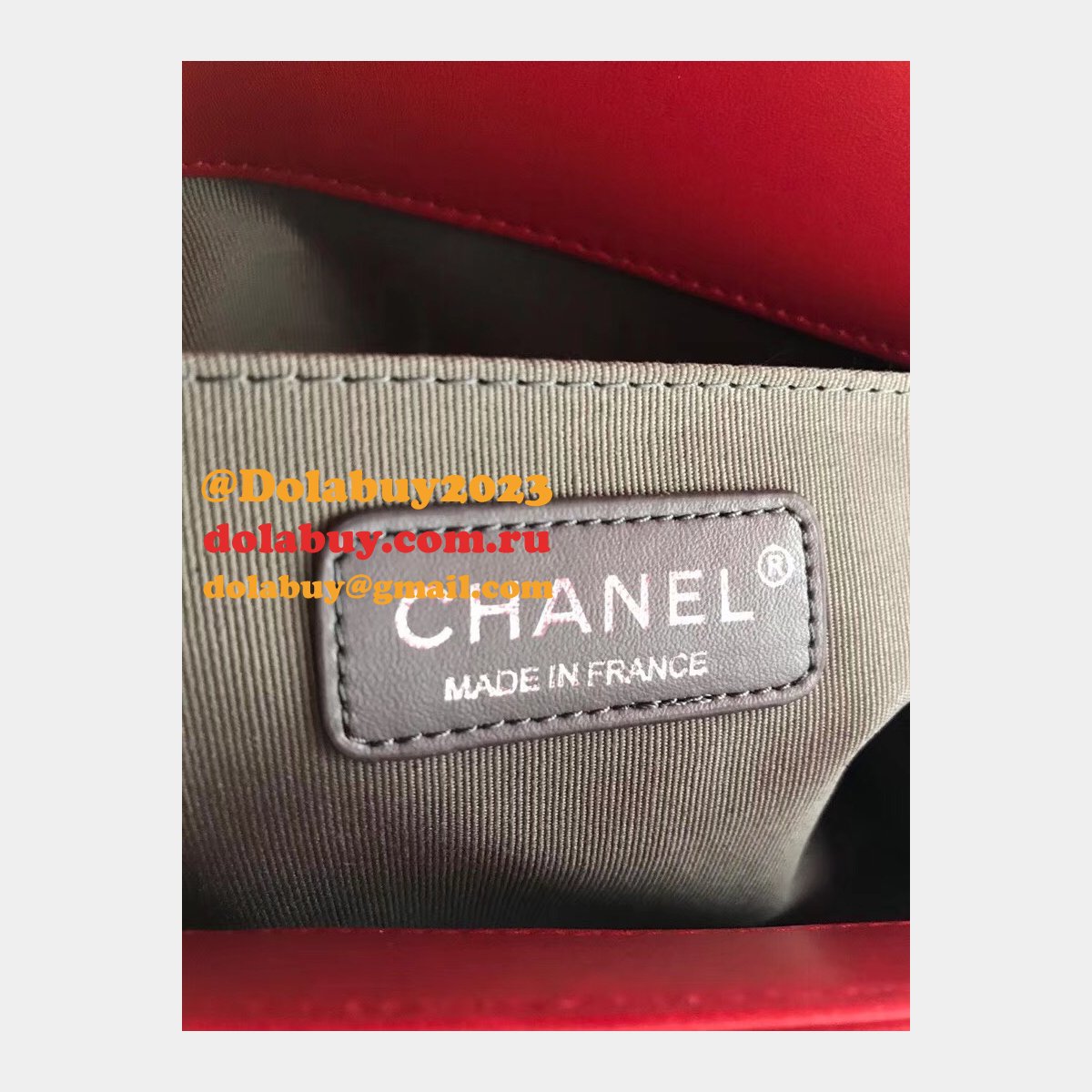 High Quality CC Le Boy Luxury Bags Lambskin 30cm