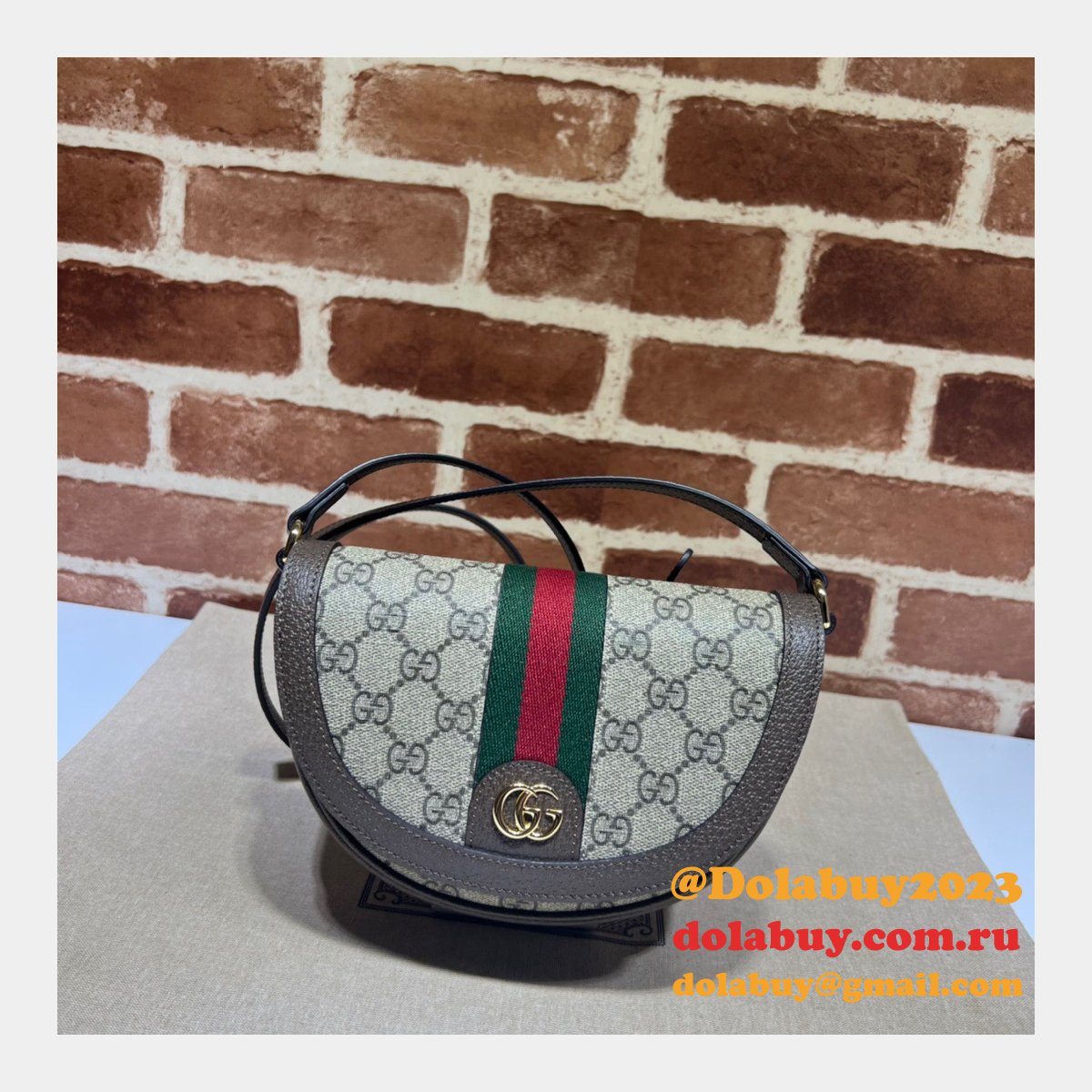 G*u*i high quality ophidia 757309 gg shoulder copy bag