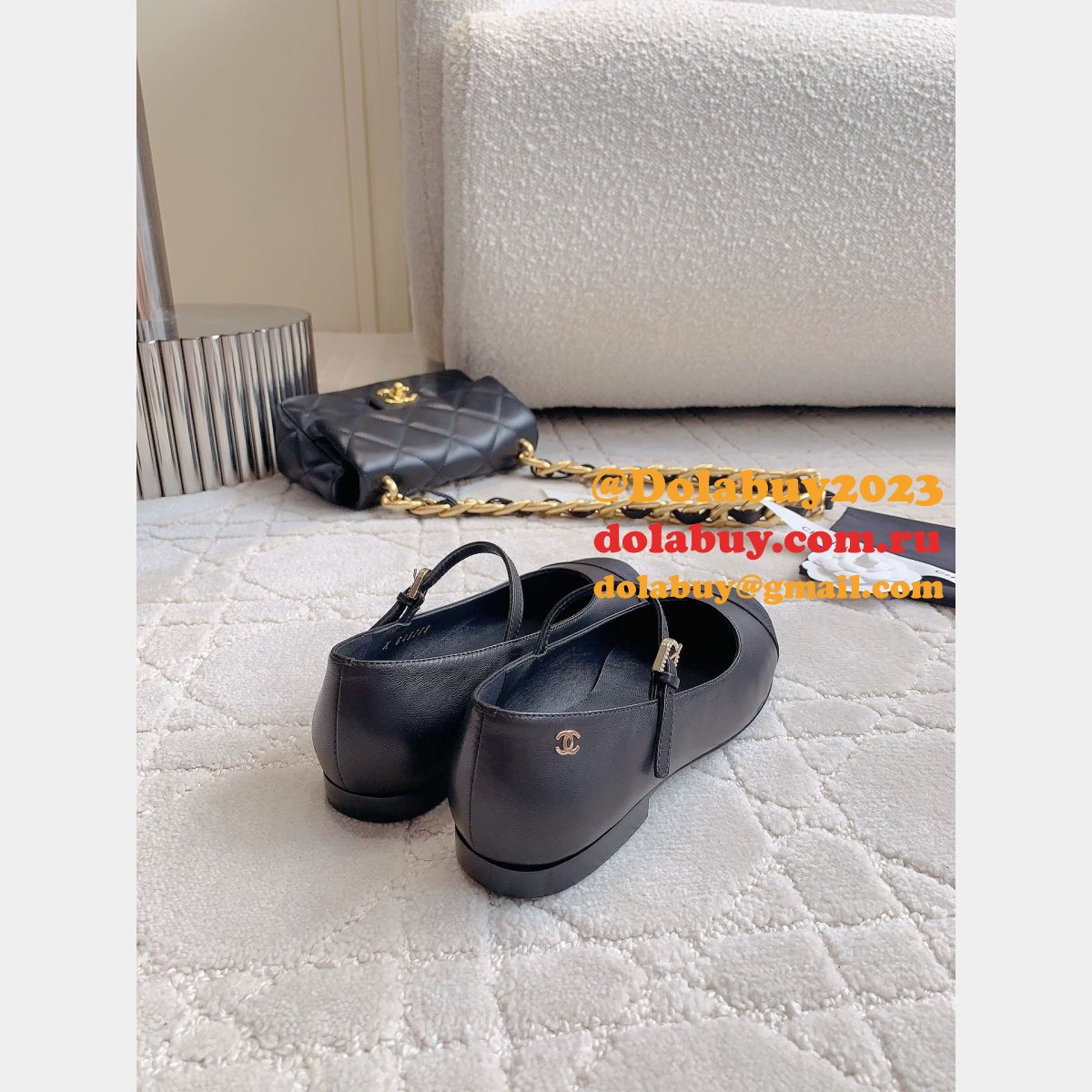 Luxury Chane L Designer 23s Mary Jane Shoes