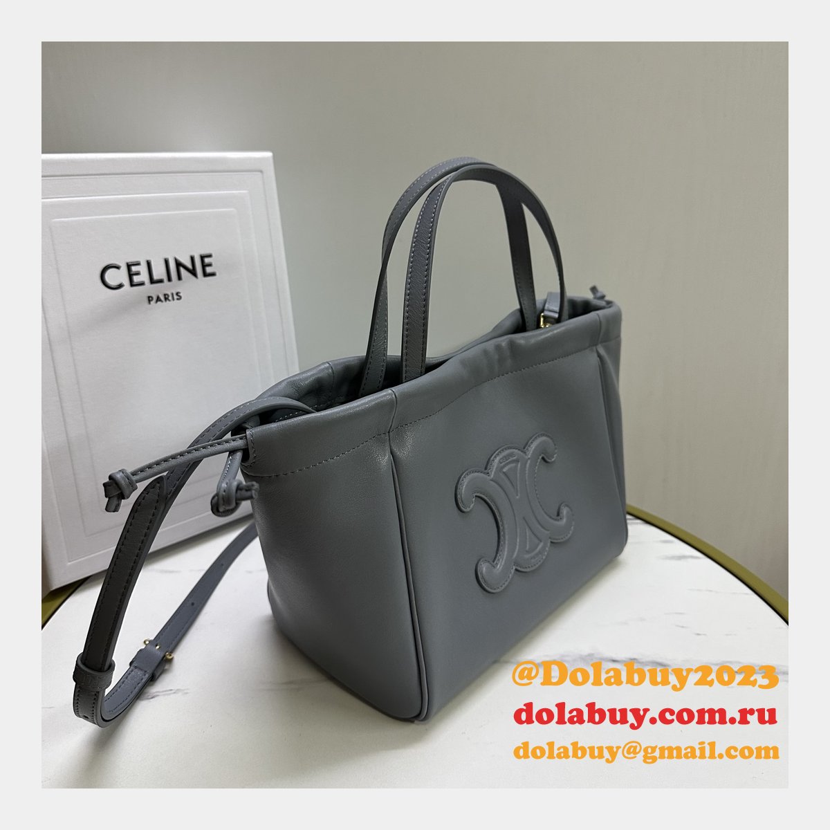 Luxury Celine Fashion Cabas tote bag 22cm
