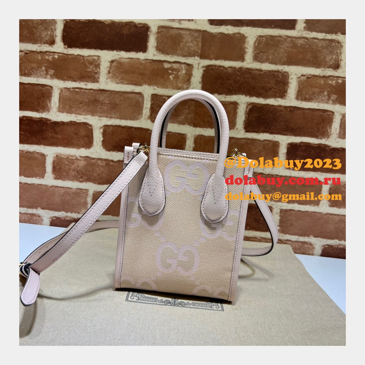 G*u*i perfect 671623 tote interlocking g jumbo fake bag