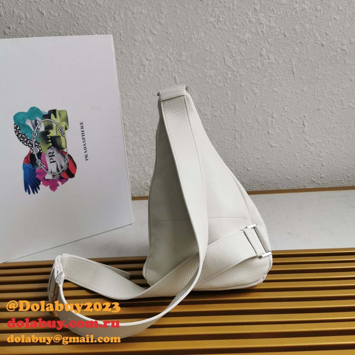 Bluette Replicas Prada Cross Backpacks Belt 2VZ098 High Quality Bag