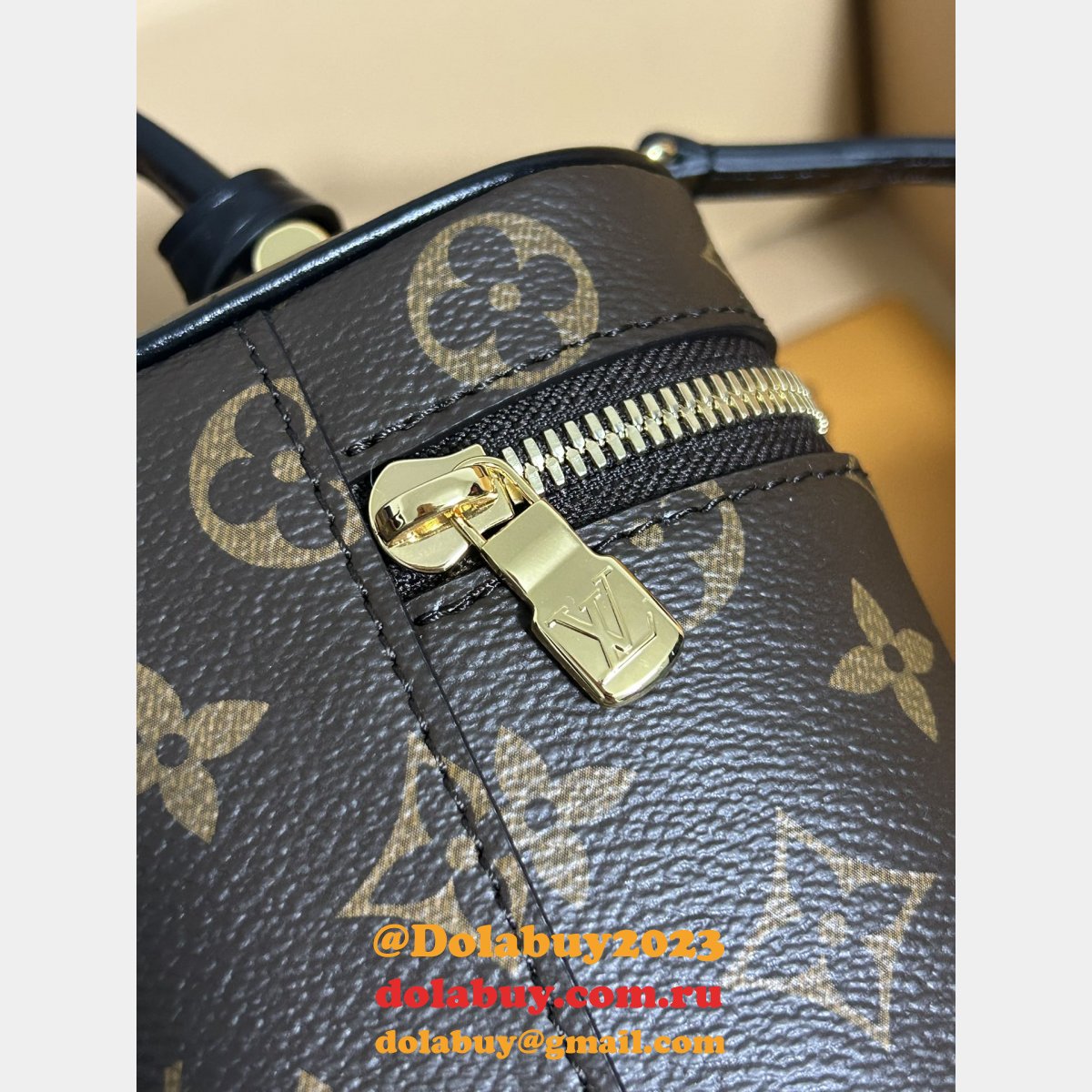 Vanity Chain Pouch Monogram Reverse M47125 Knockoff Louis Vuitton