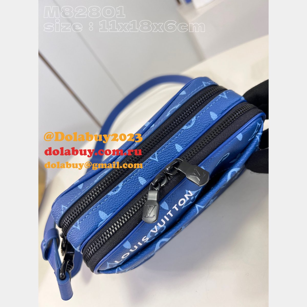 Best Nano Alpha Monogram M82801 Men Louis Vuitton Replica Bags