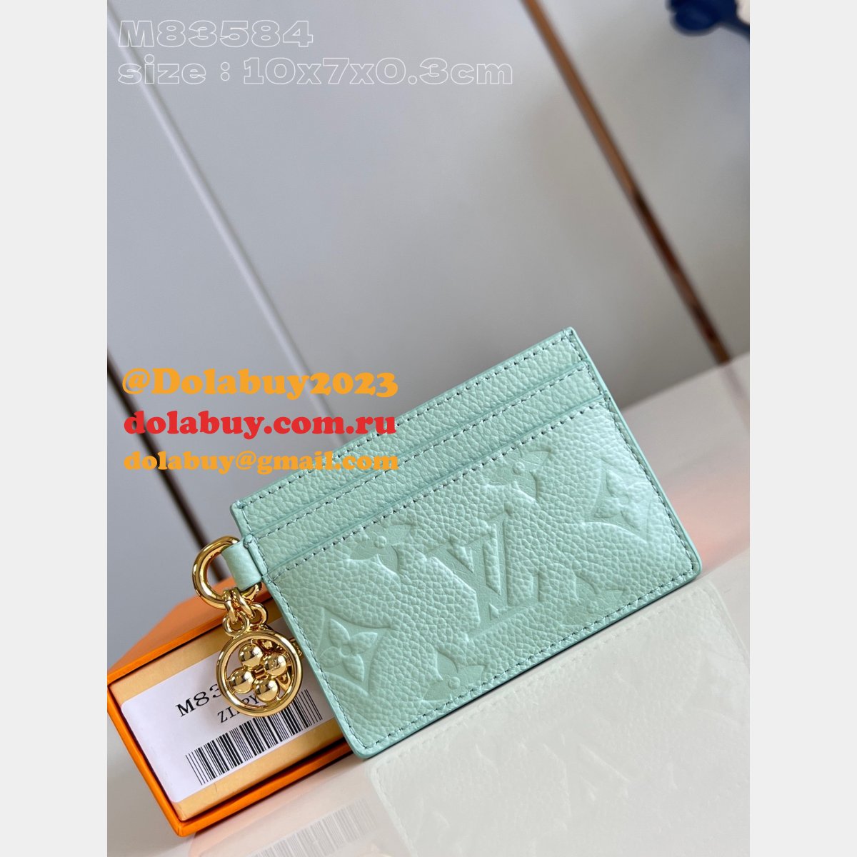 LV Charms Card Holder Replica M83584/M83690 Zippy Coin Purse