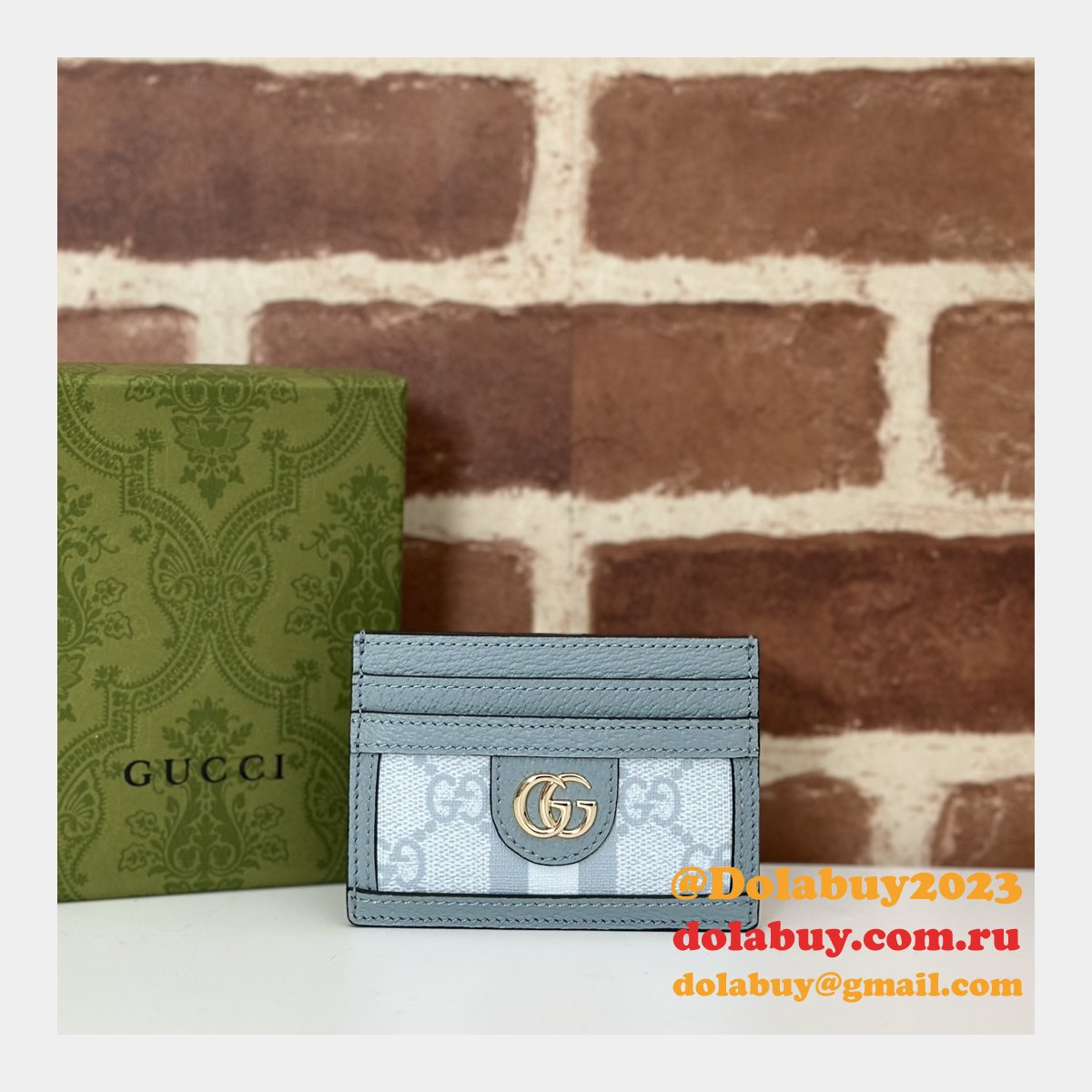 gg supreme ophidia duplicate card case 523159 inspired G*u*i bag