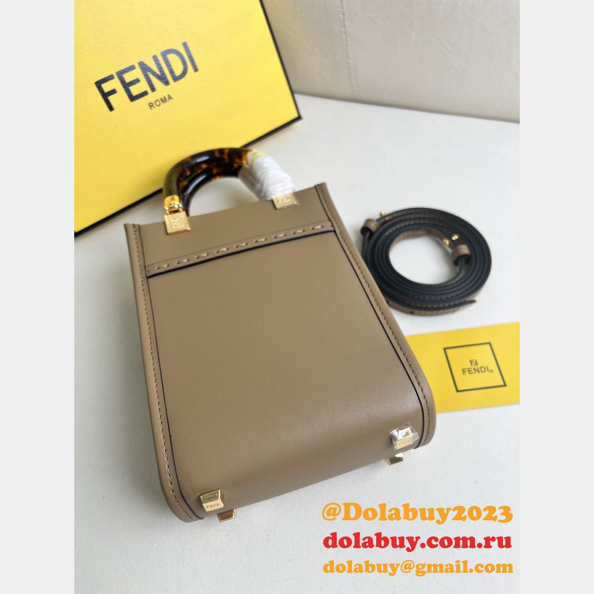 7 star F**di roma sunshine mini handbag