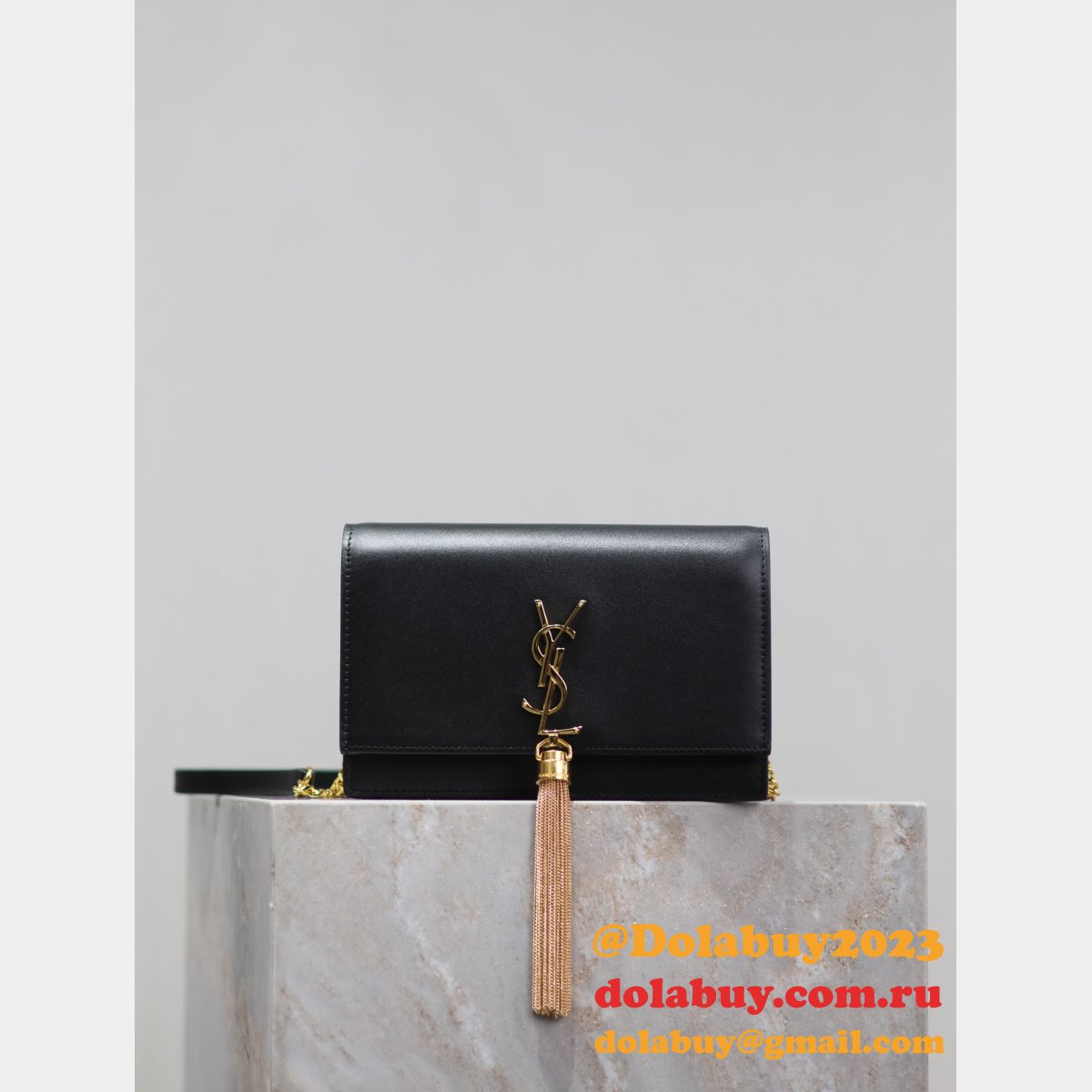 Top Quality YSL Kate tassel calf soft leather handbag 452159