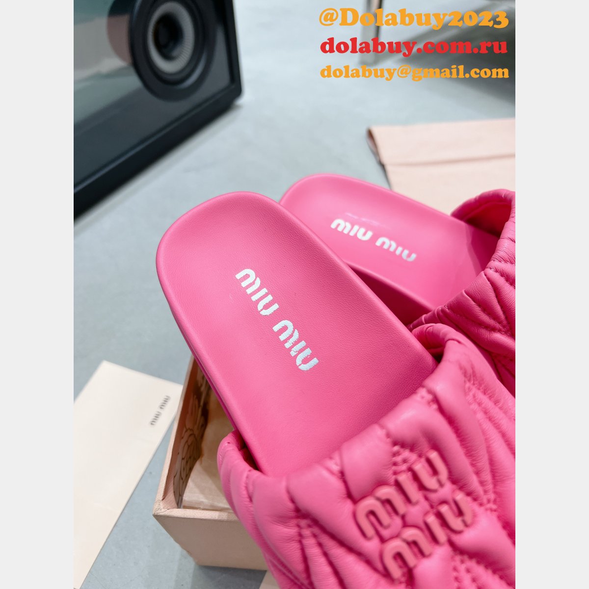 Inspired Luxury Miu Miu Replica Sandals Shoes