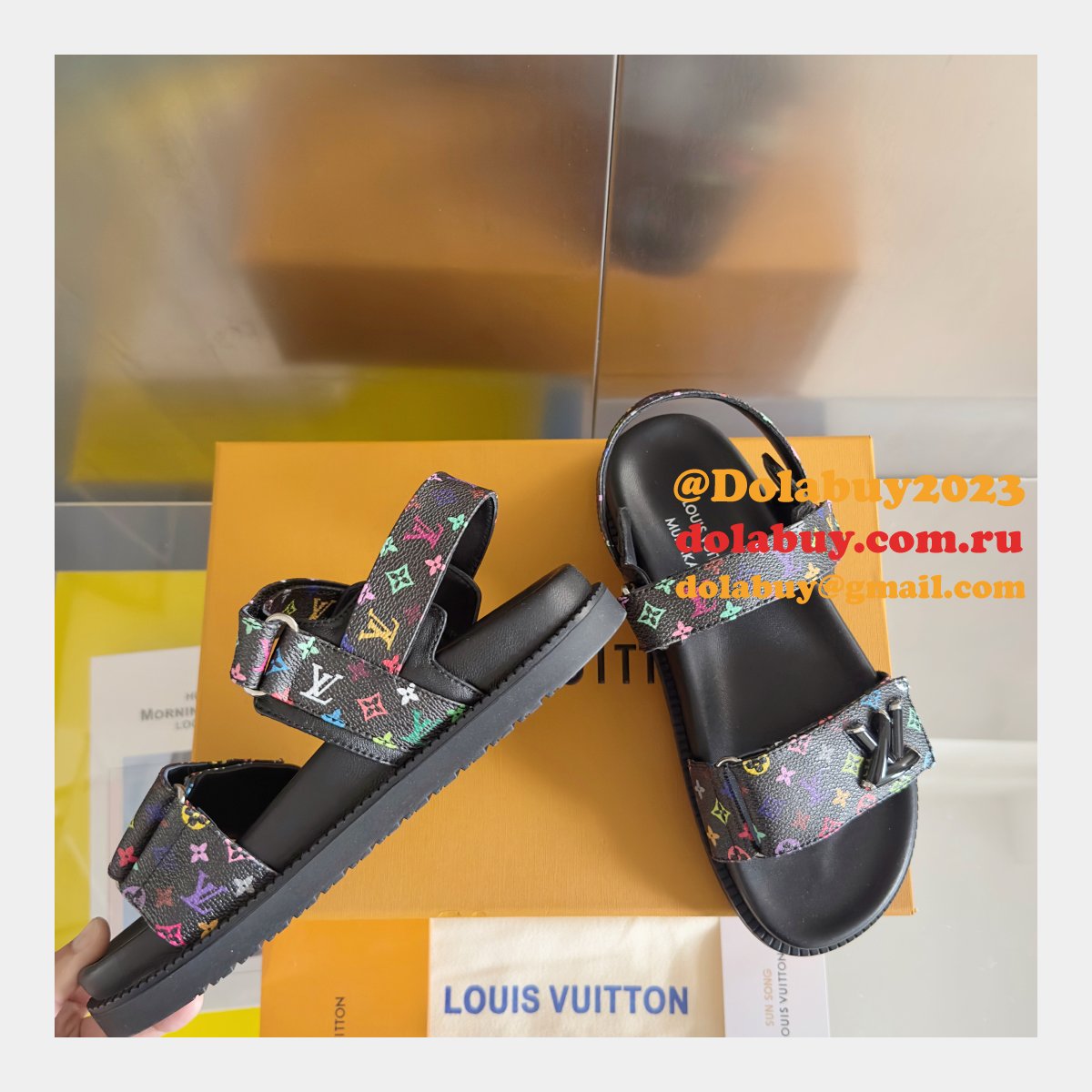 Best LV TM LV Sunset Flat Comfort Sandal