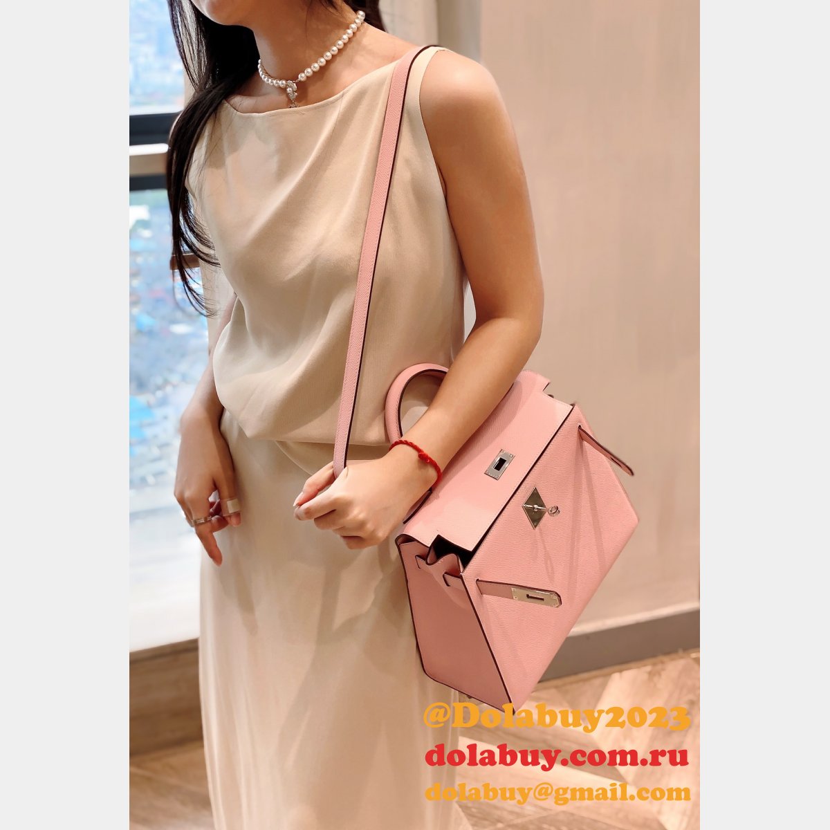 Replica Hermes Designer Epsom Kelly Pinks 19/25/28CM Bag Store