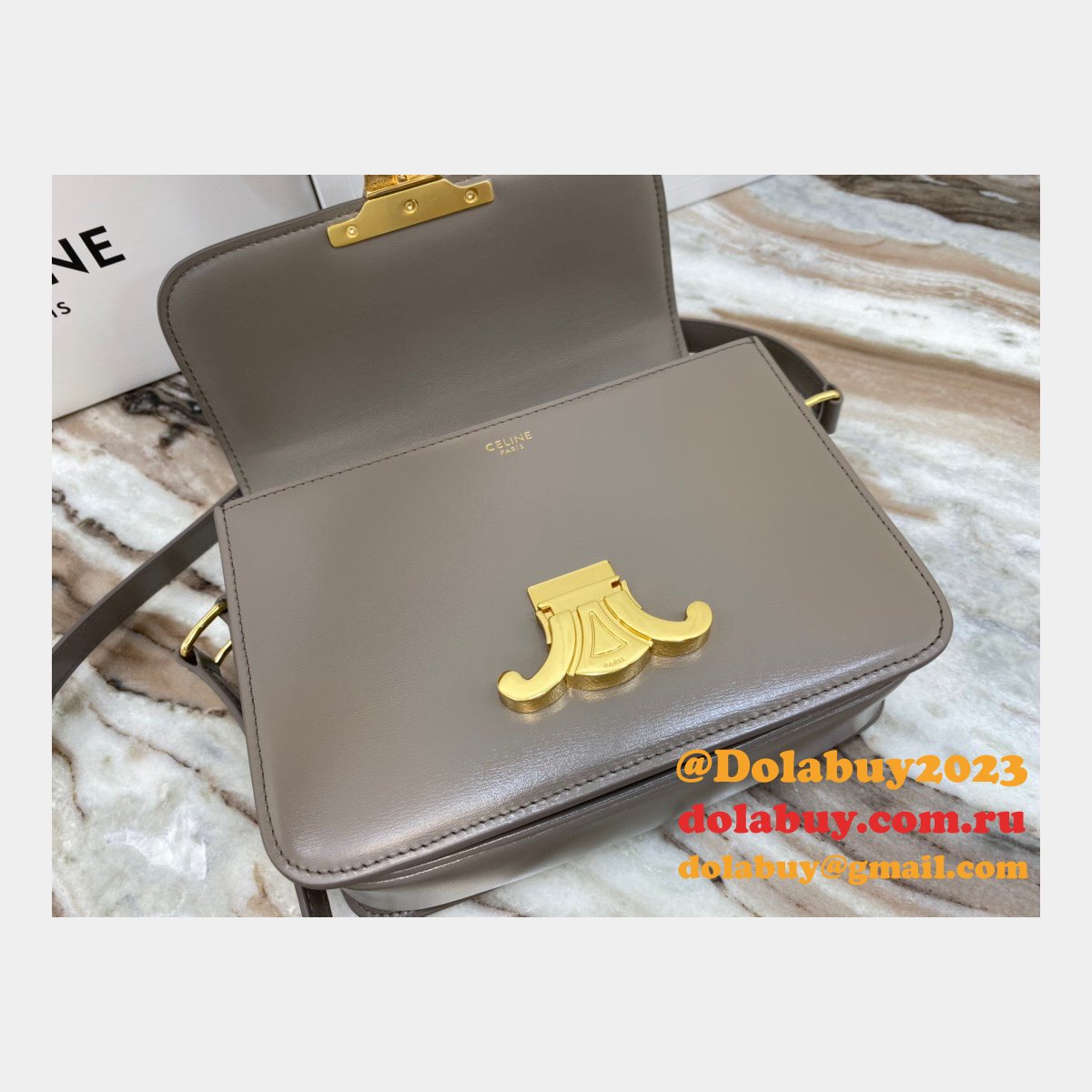 Celine Replica Knock Off Triomphe Micro Luggage 18.5 cm Handbags