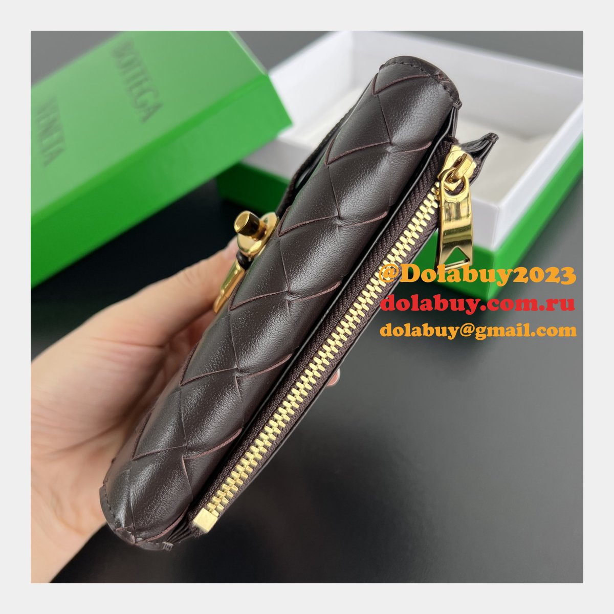 Cheap Bottega Veneta Replicas Amdiamo Cardholder