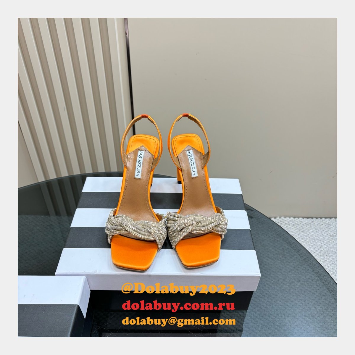 Luxury Best Aquazzura High-heeled Sandals 10CM