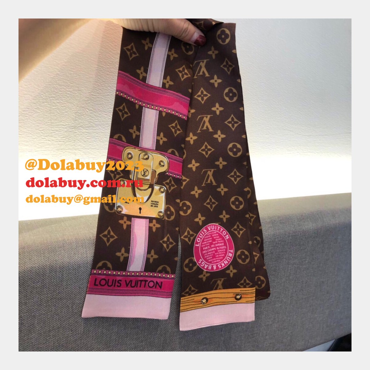 Wholesale louis vuitton Double silk Ribbon