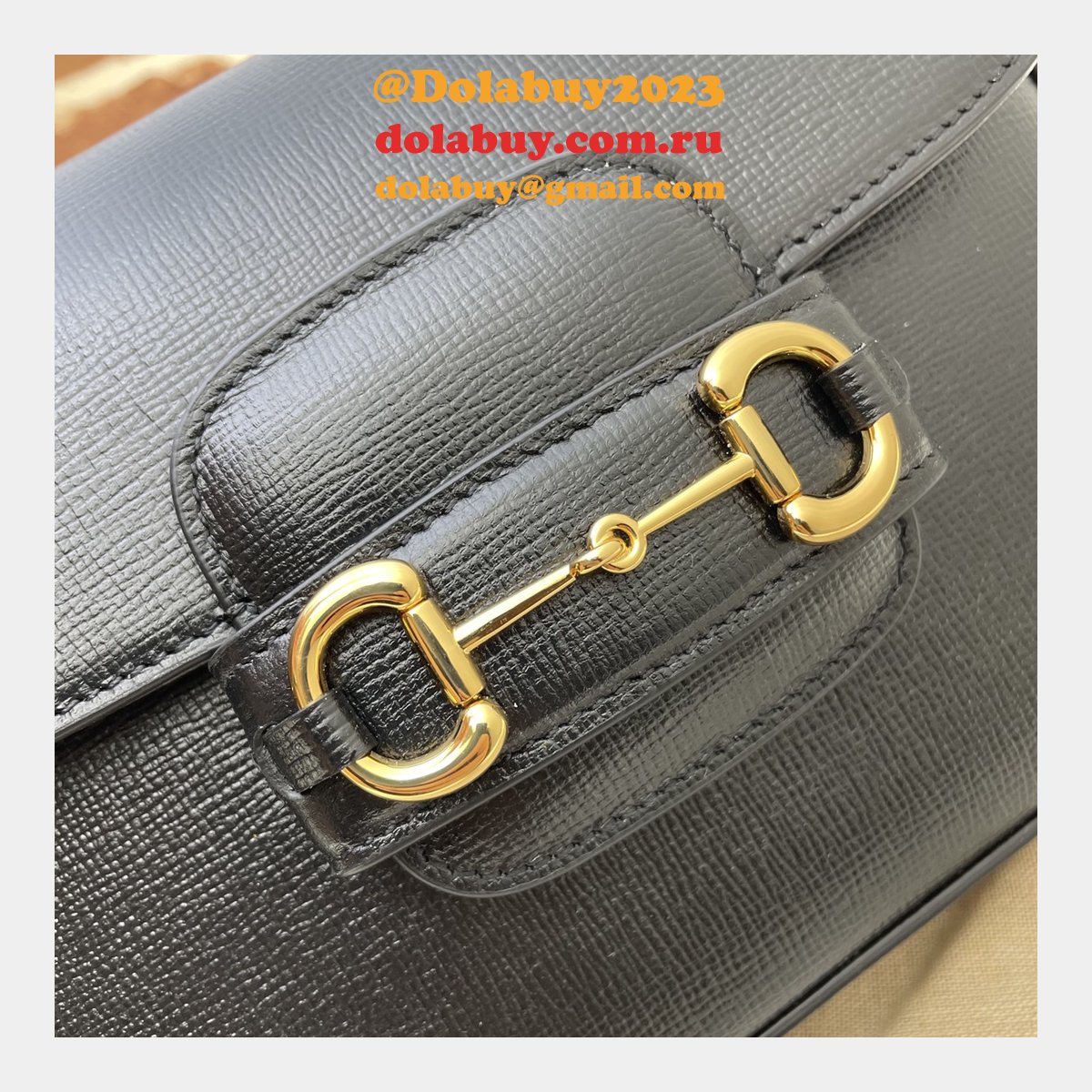 fake G*u*i horsebit 1955 mini black 658574 bag