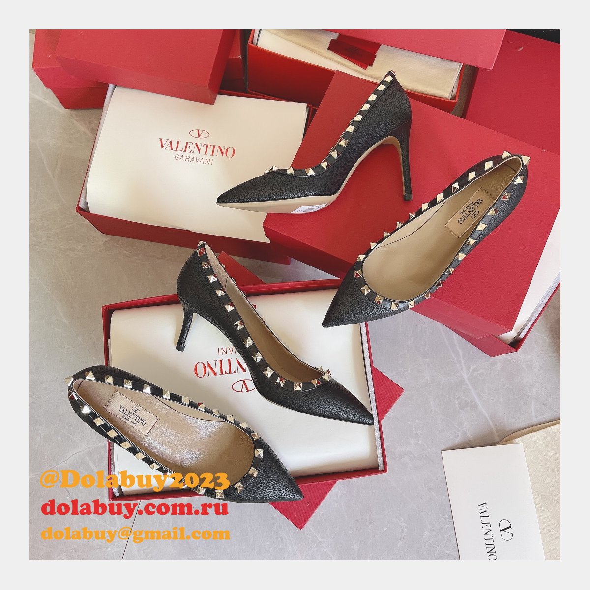 How Every Designer Fake Valentino Rockstud Pumps