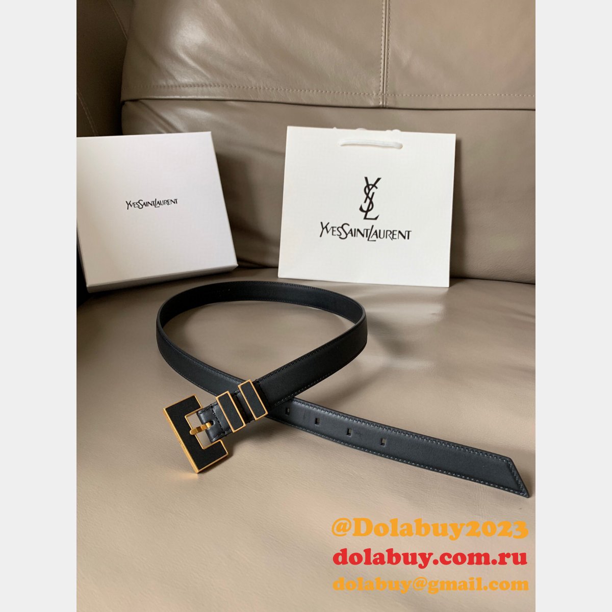 Perfect 7 Star SAINT LAURENT REPLICAS BELT 25MM