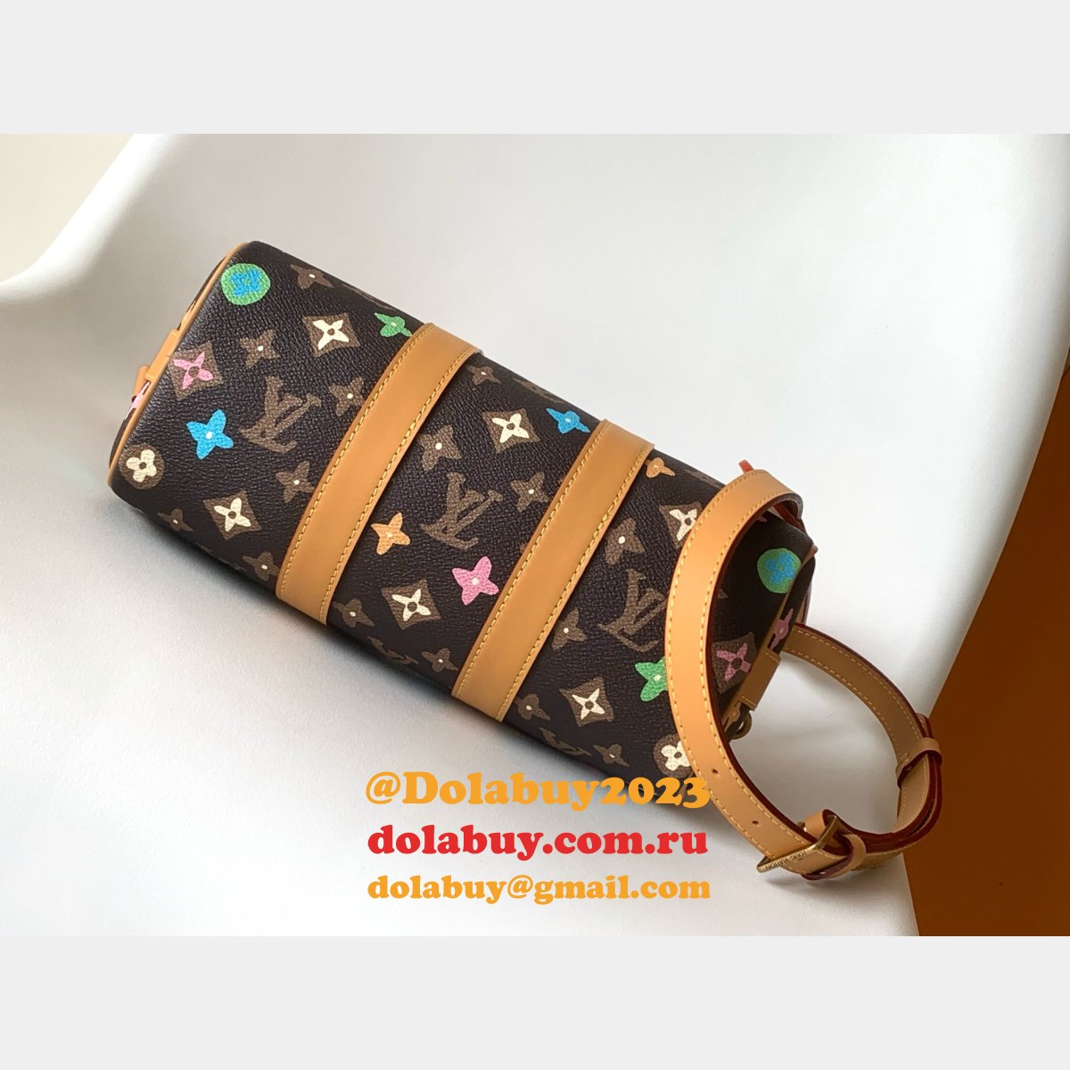 7 Star LOUIS VUITTON M24849 Keepall 25  Monogram Eclipse Reverse BAG