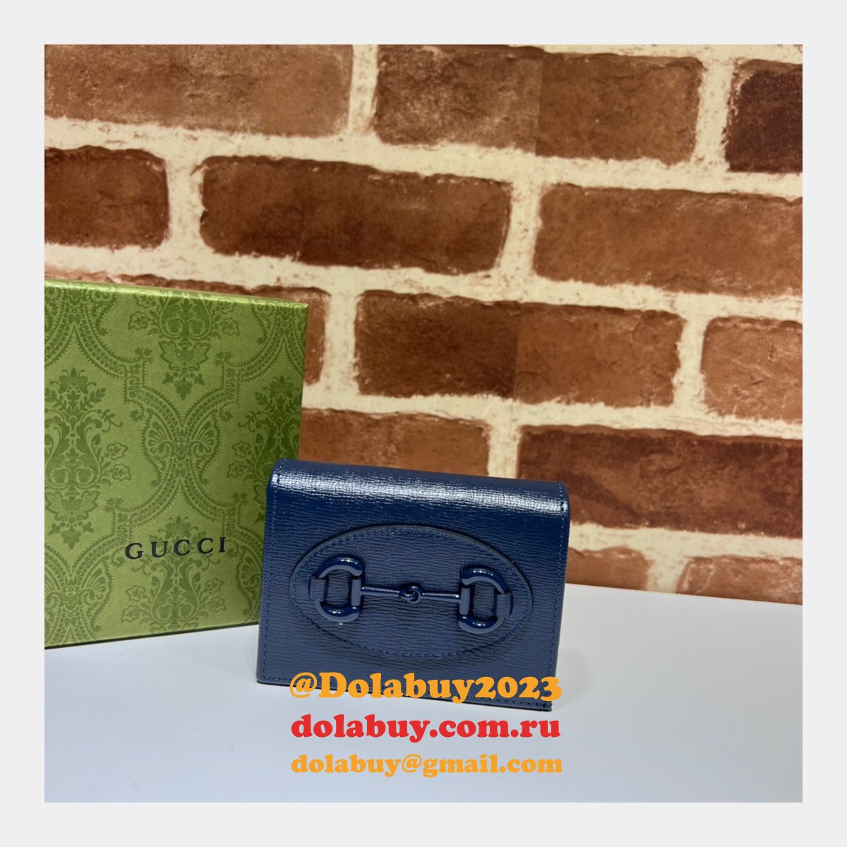 G*u*i buy horsebit 1955 card case wallet compact 621887 fashion