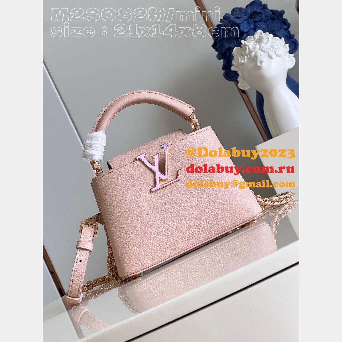 Capucines M23082 Louis Vuitton Inspired Best High Quality Bag