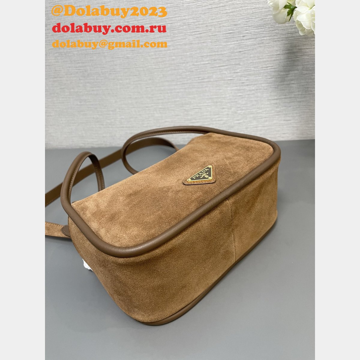 Luxury Fashion Knockoff Prada Soft Grain Lindy Bag 1BA451