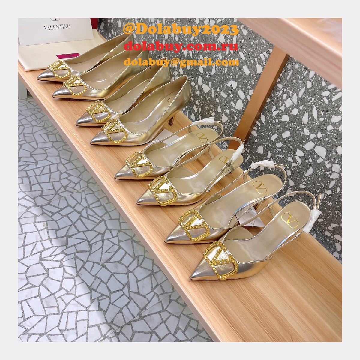 Get 1:1 High-Quality Valentino High heel Replica Shoes at Cheap Price