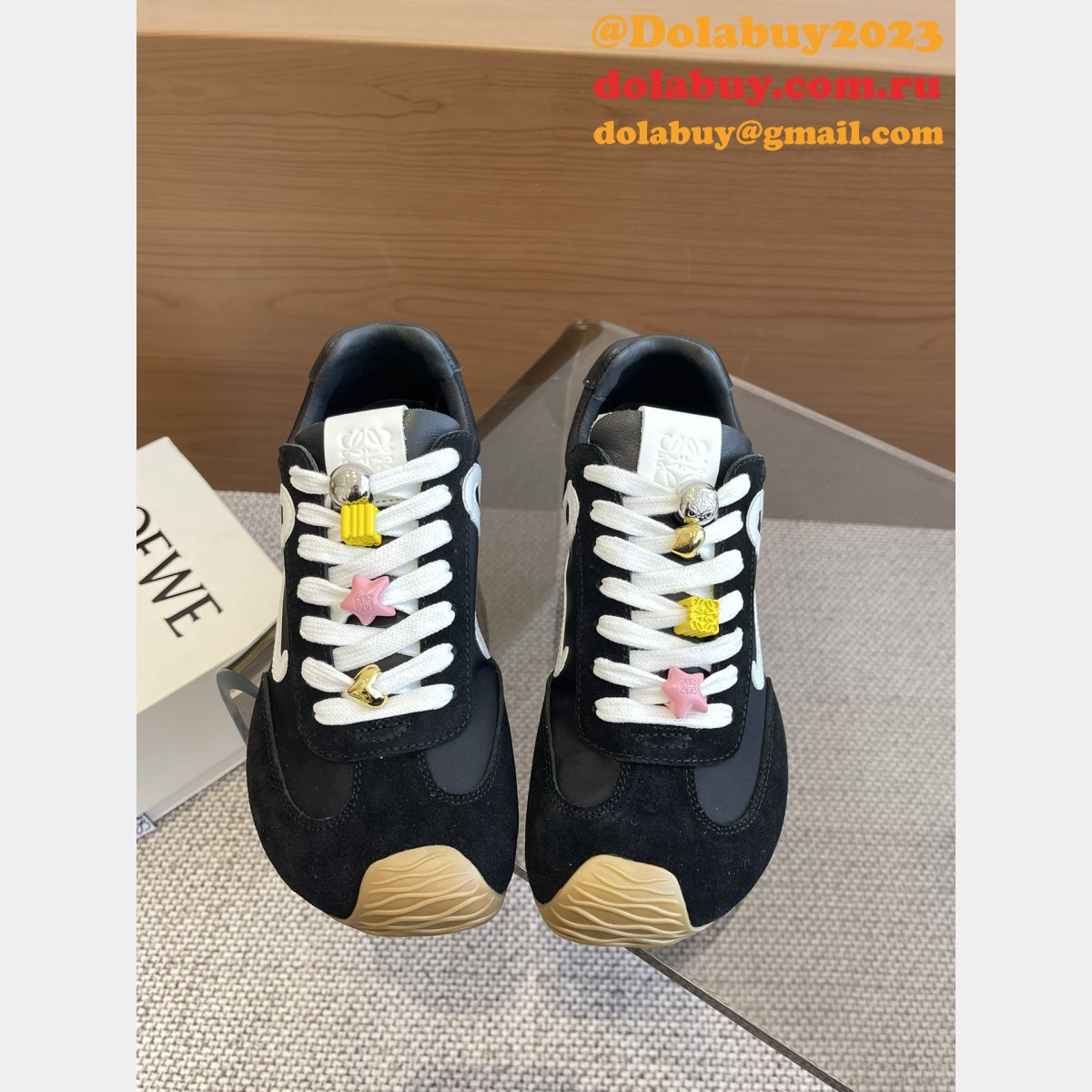 Ballet Runner 2.0 In Nylon And Calfskin