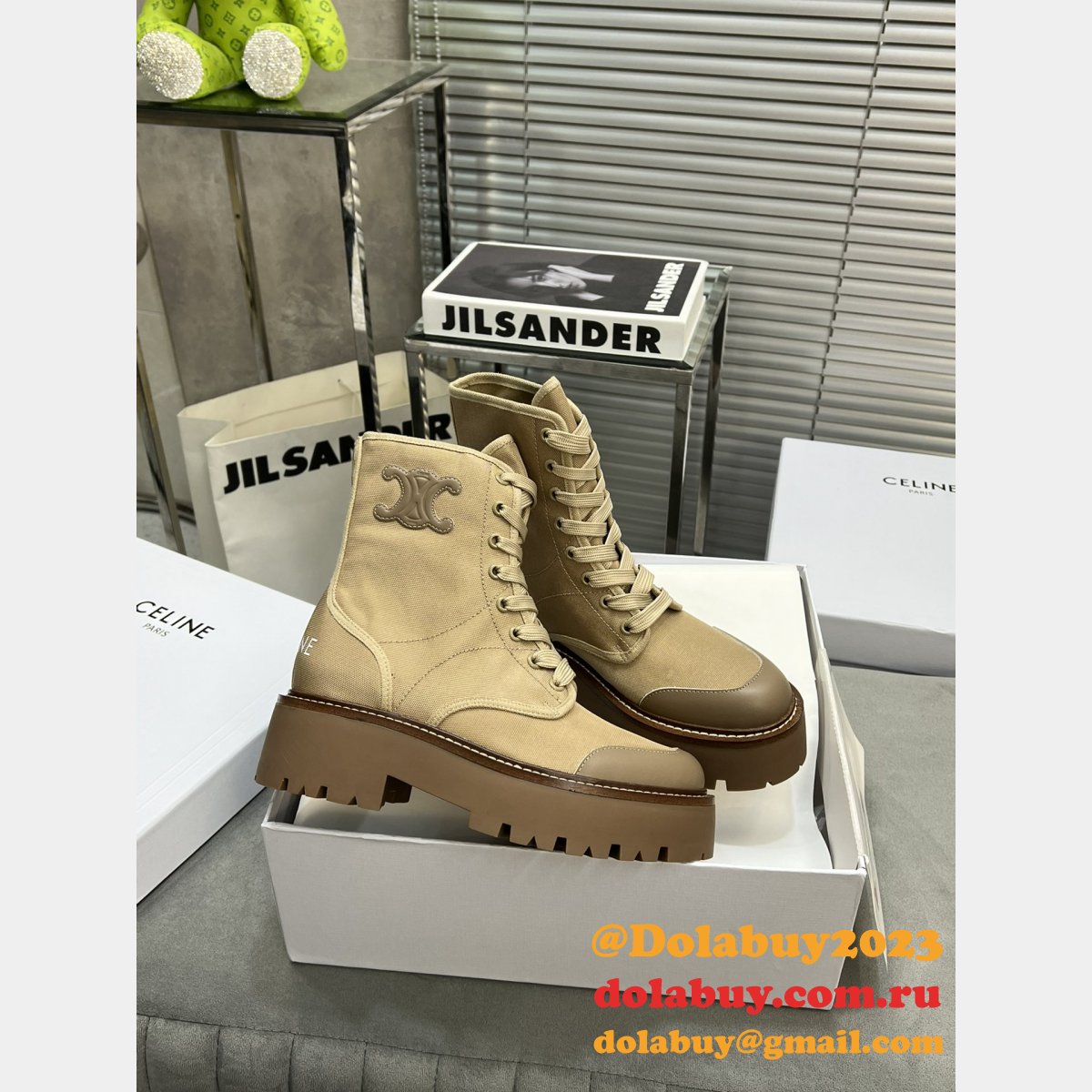 Triomphe Boots 1:1 Luxury Celine Replica Luxury Shoes