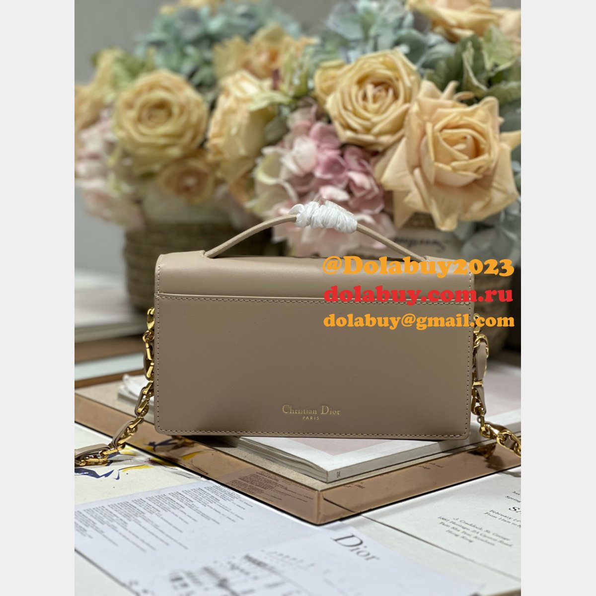 CD Signature Dior 2209 Best High Replica Designer Tote Bags