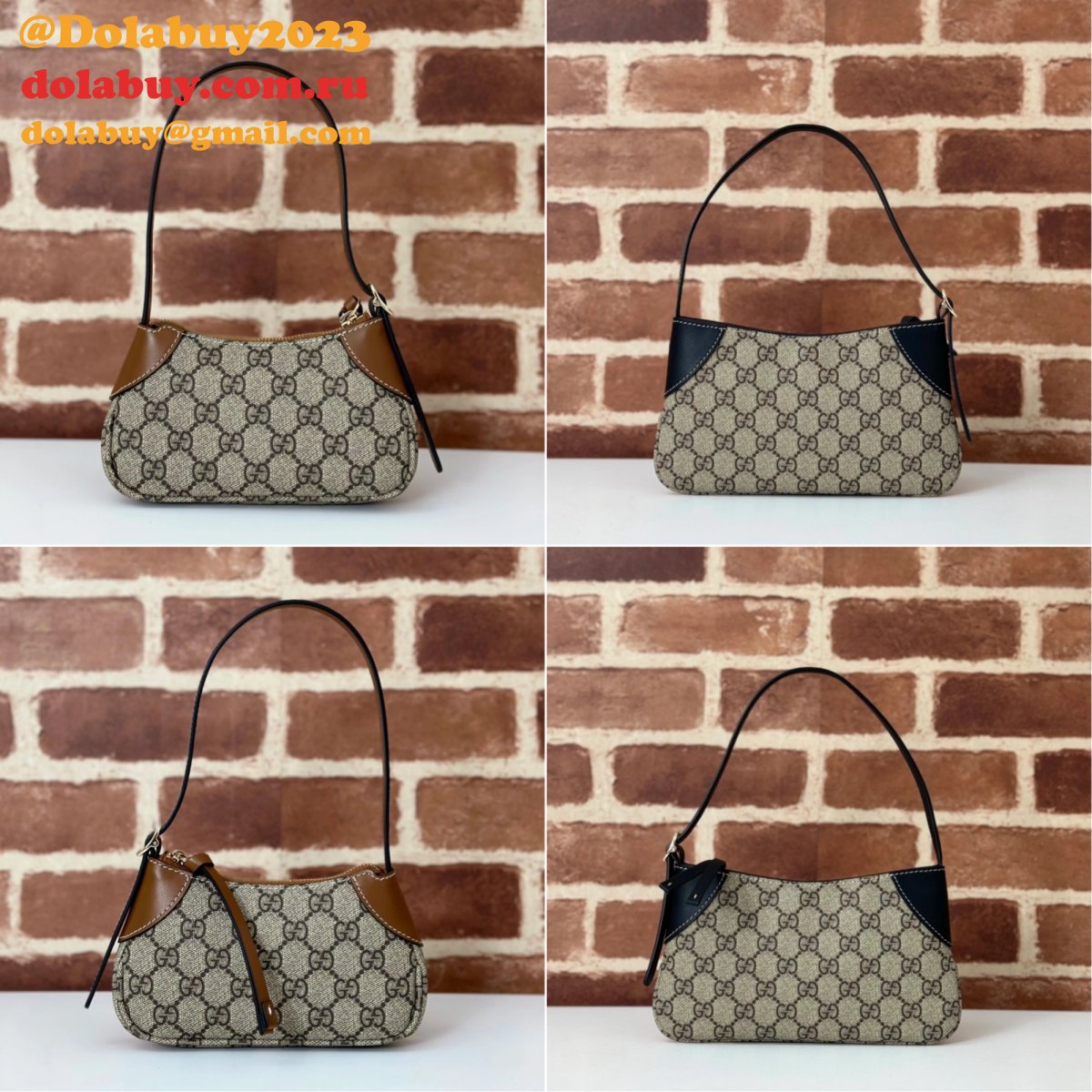 Gucci 7 Star GG Emblem Super Mini Shoulder 820696 Designer Bag