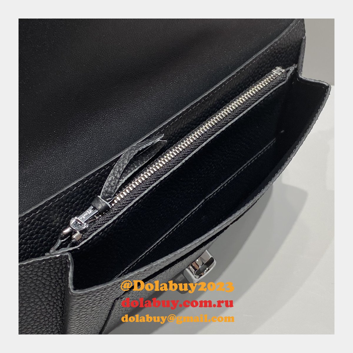 Luxury 1:1 Mirror Hermes Togo Passport Holder