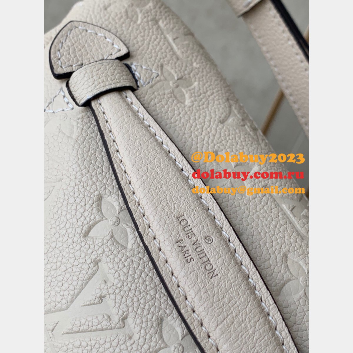 Louis Vuitton Replica Monogram Empreinte Bumbag M44812 Black/Cream