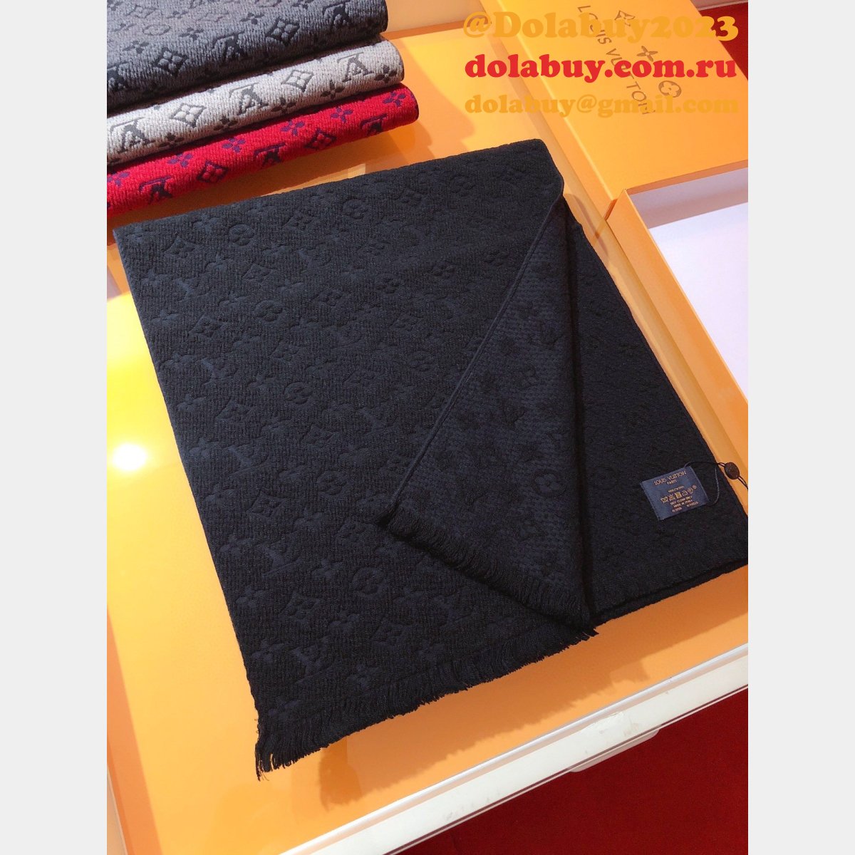 Luxury Fashion LV Winter Cashmere Scarf