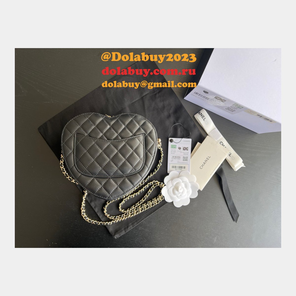 Perfect Replica Heart Bag AS3191 Lambskin Fake Designer Bags