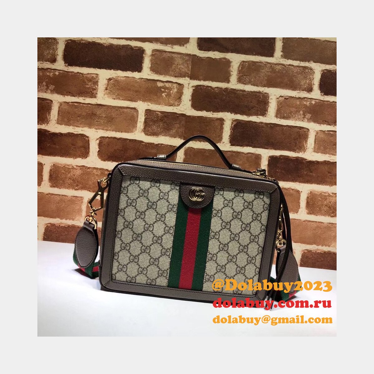 replica G*u*i high quality gg supreme ophidia small shoulder 550622 bag