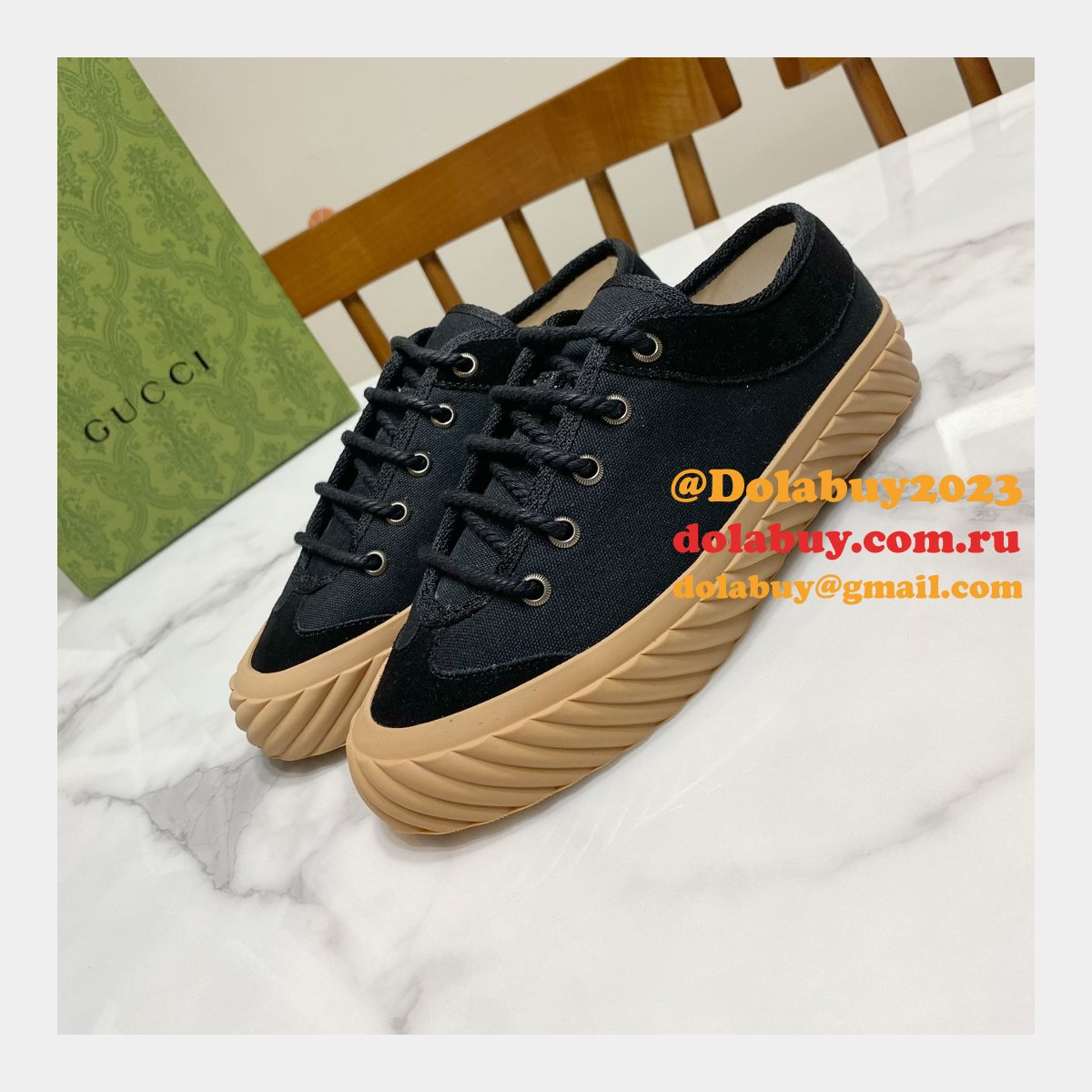 perfect dolabuy 1:1 mirror replica G*u*i gg canvas shoes