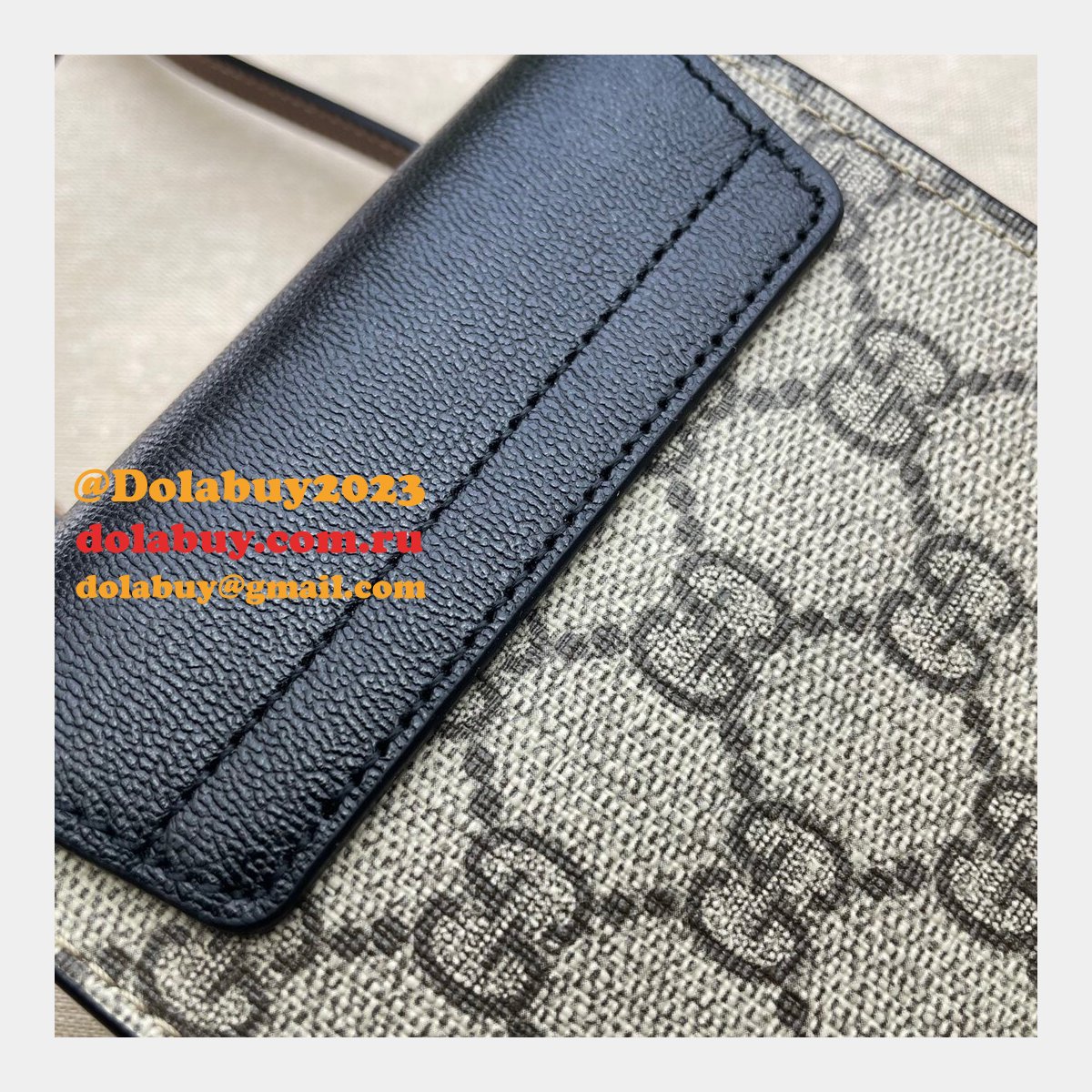 replica best G*u*i 658229 padlock mini bag in beige and ebony gg supreme