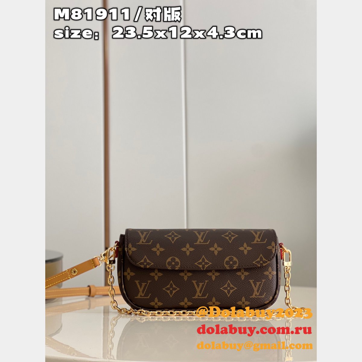 UK Louis Vuitton Wallet m81911 Chain Ivy Monogram Replica Bag