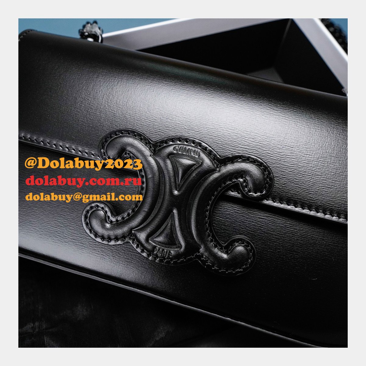 Fake Cheap Replica Celine Triomphe Handbags 21CM