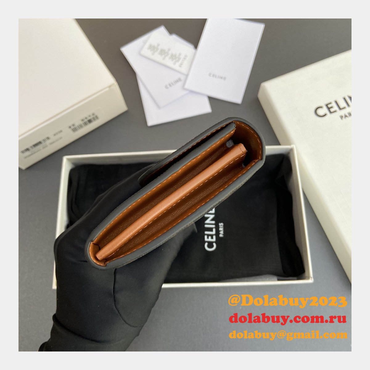 7 Star celine TRIOMPHE 1:1 Mirror wallet