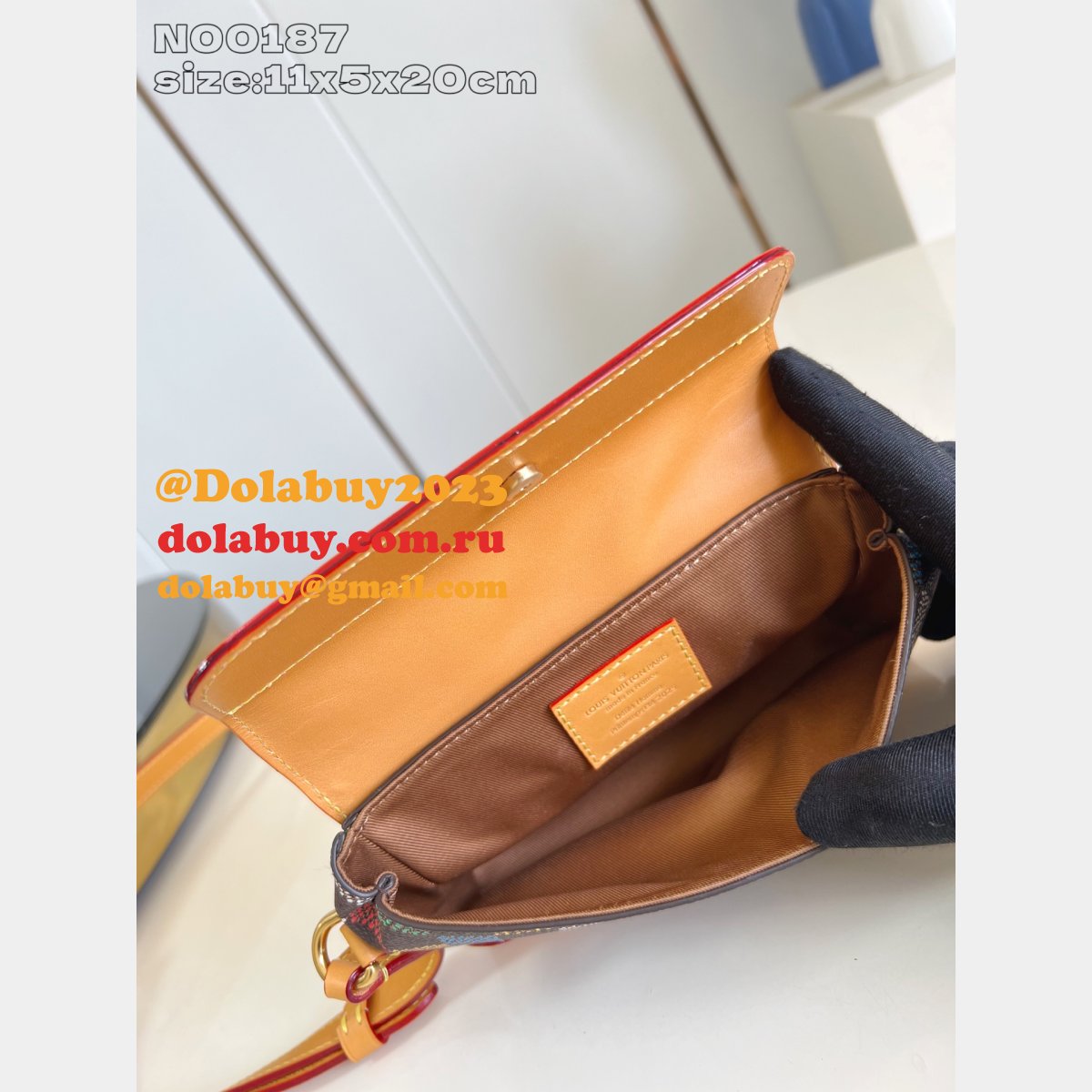 Louis Vuitton N00187 Steamer East West Wearable Wallet Damier Bag