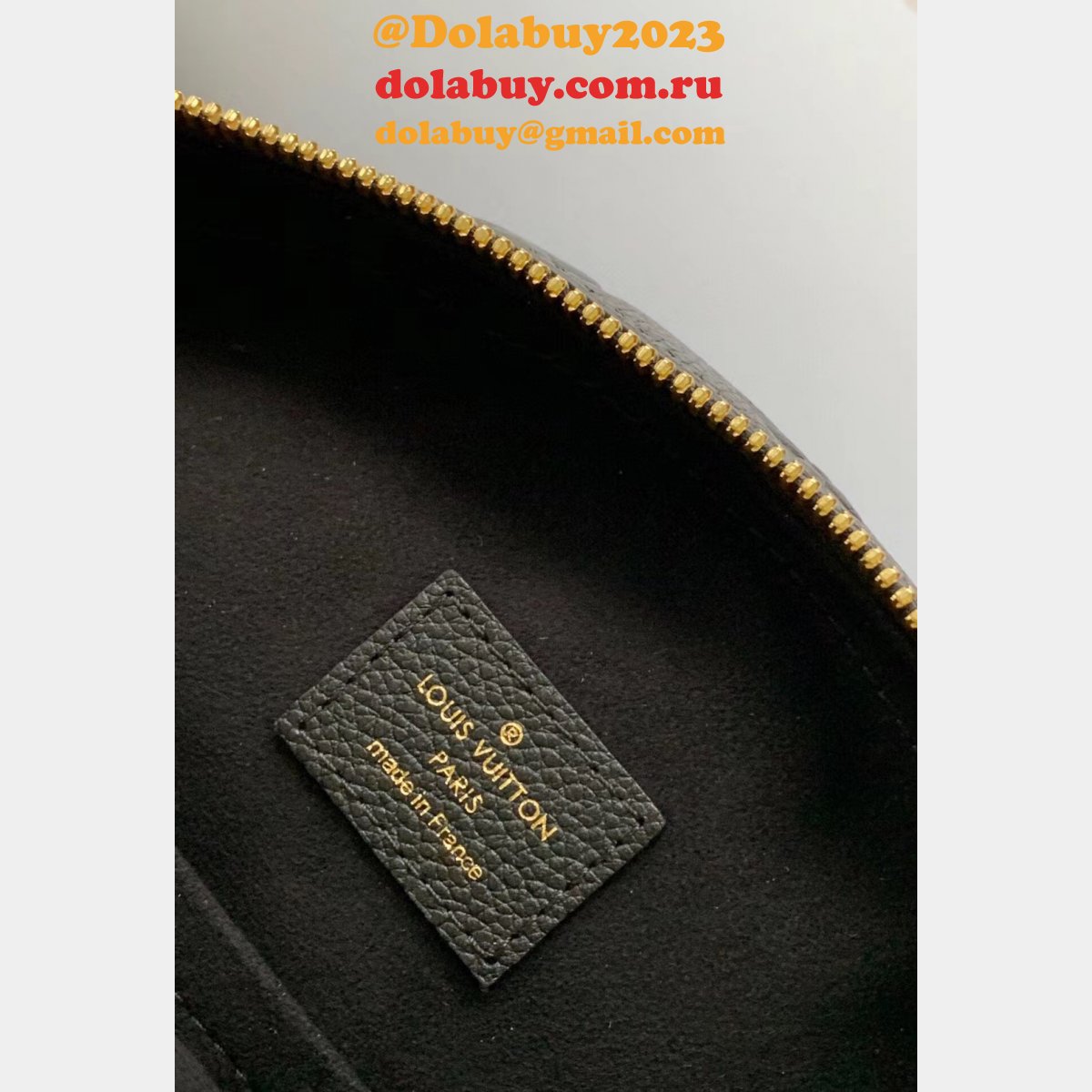 Louis Vuitton Designer Boite Chapeau Souple MM Monogram M45167 Noie Leather