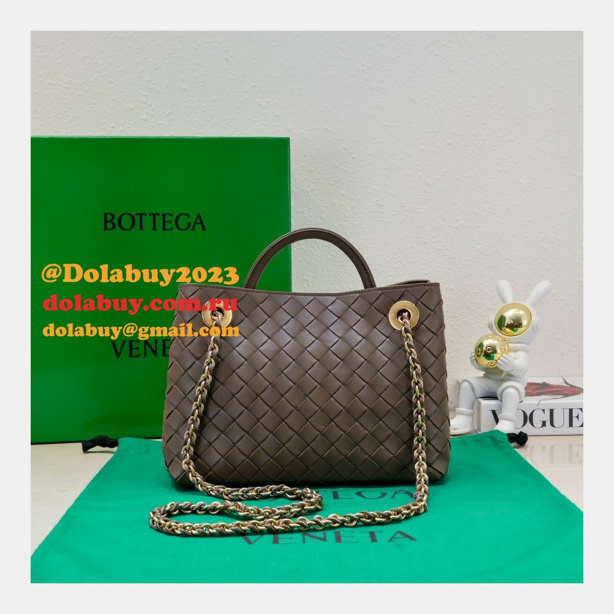 Top Quality BOTTEGA VENETA ANDIAMO small 25cm tote bag